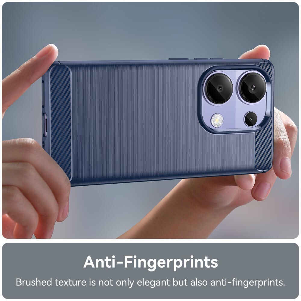 Xiaomi Poco M7 Pro Hoesje Geborsteld TPU Flexibele Back Cover Blauw afbeelding 7