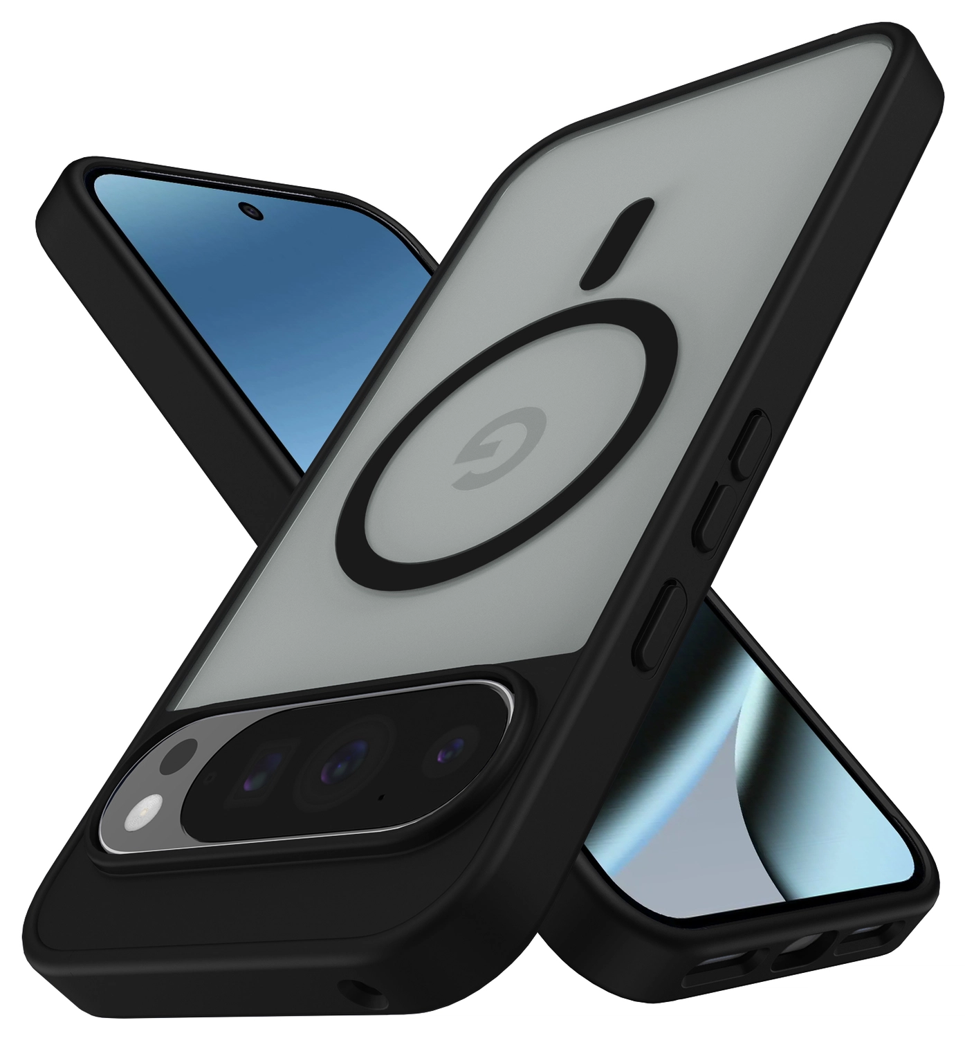 Google Pixel 10 Pro XL Hoesje Back Cover Matte Zwart afbeelding 2