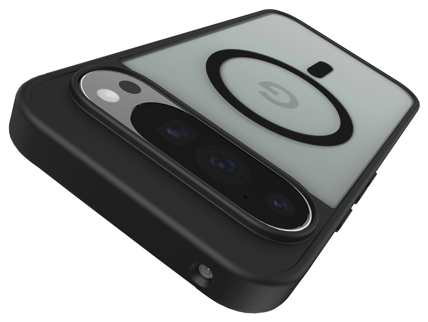 Google Pixel 10 Pro XL Hoesje met MagSafe Back Cover PixelSnap Matte Zwart afbeelding 9