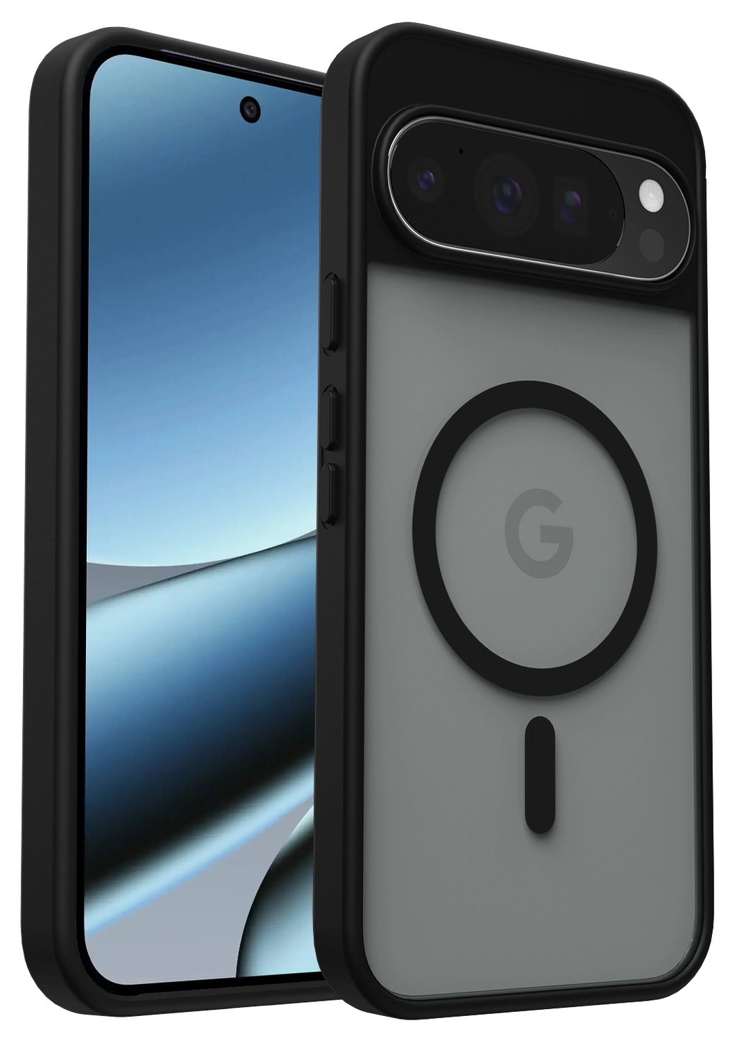 Google Pixel 10 Pro XL Hoesje met MagSafe Back Cover PixelSnap Matte Zwart afbeelding 10