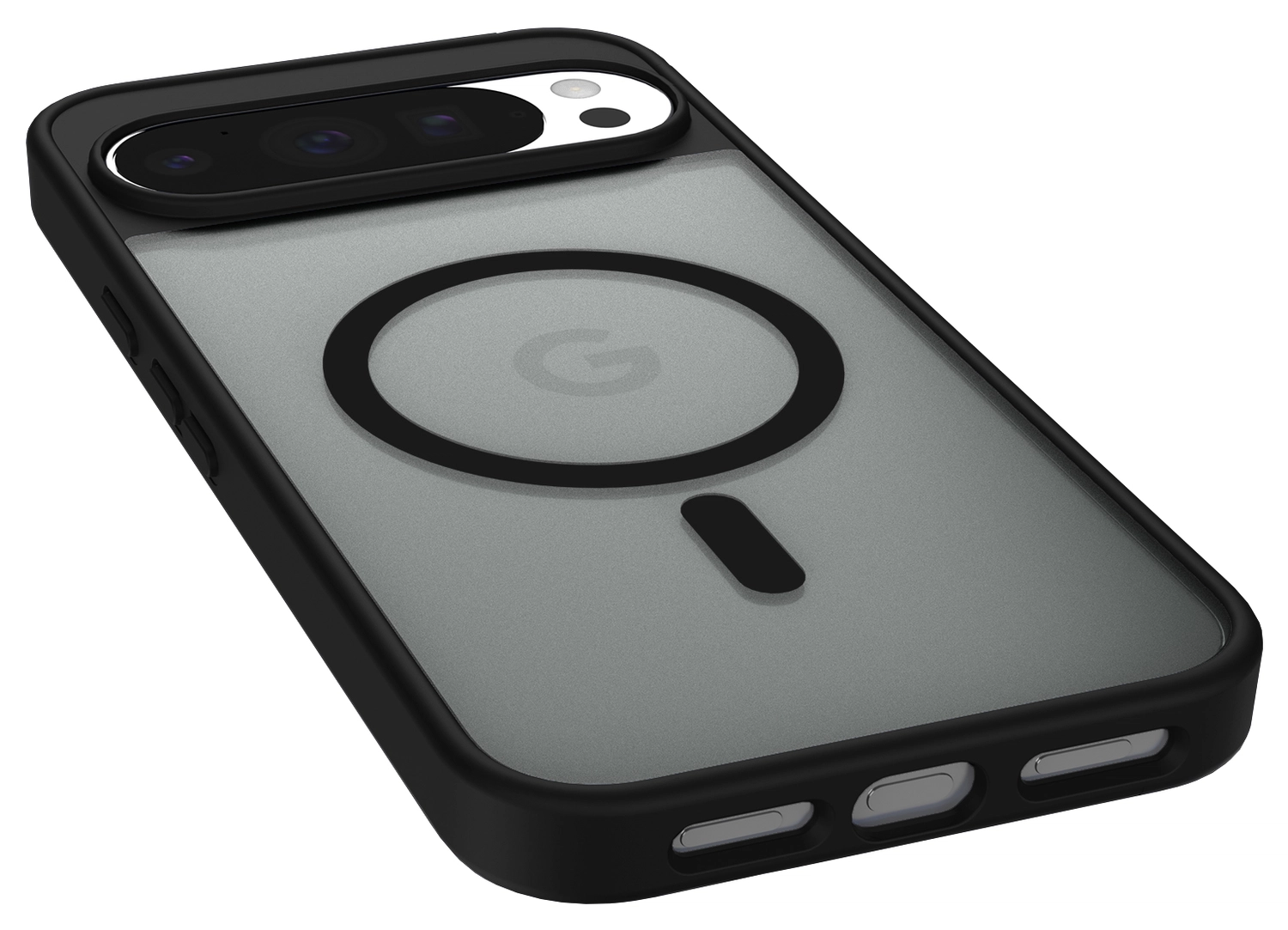 Google Pixel 10 Pro XL Hoesje met MagSafe Back Cover PixelSnap Matte Zwart afbeelding 11