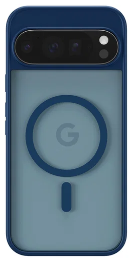 Google Pixel 10 Pro XL Hoesje met MagSafe Back Cover PixelSnap Matte Blauw afbeelding 4
