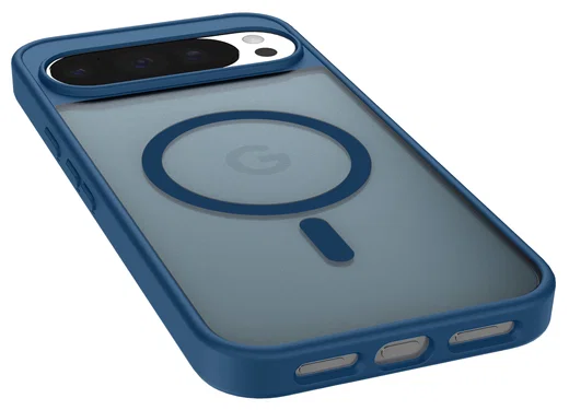 Google Pixel 10 Pro XL Hoesje met MagSafe Back Cover PixelSnap Matte Blauw afbeelding 6