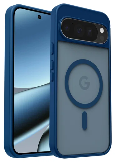 Google Pixel 10 Pro XL Hoesje met MagSafe Back Cover PixelSnap Matte Blauw afbeelding 7