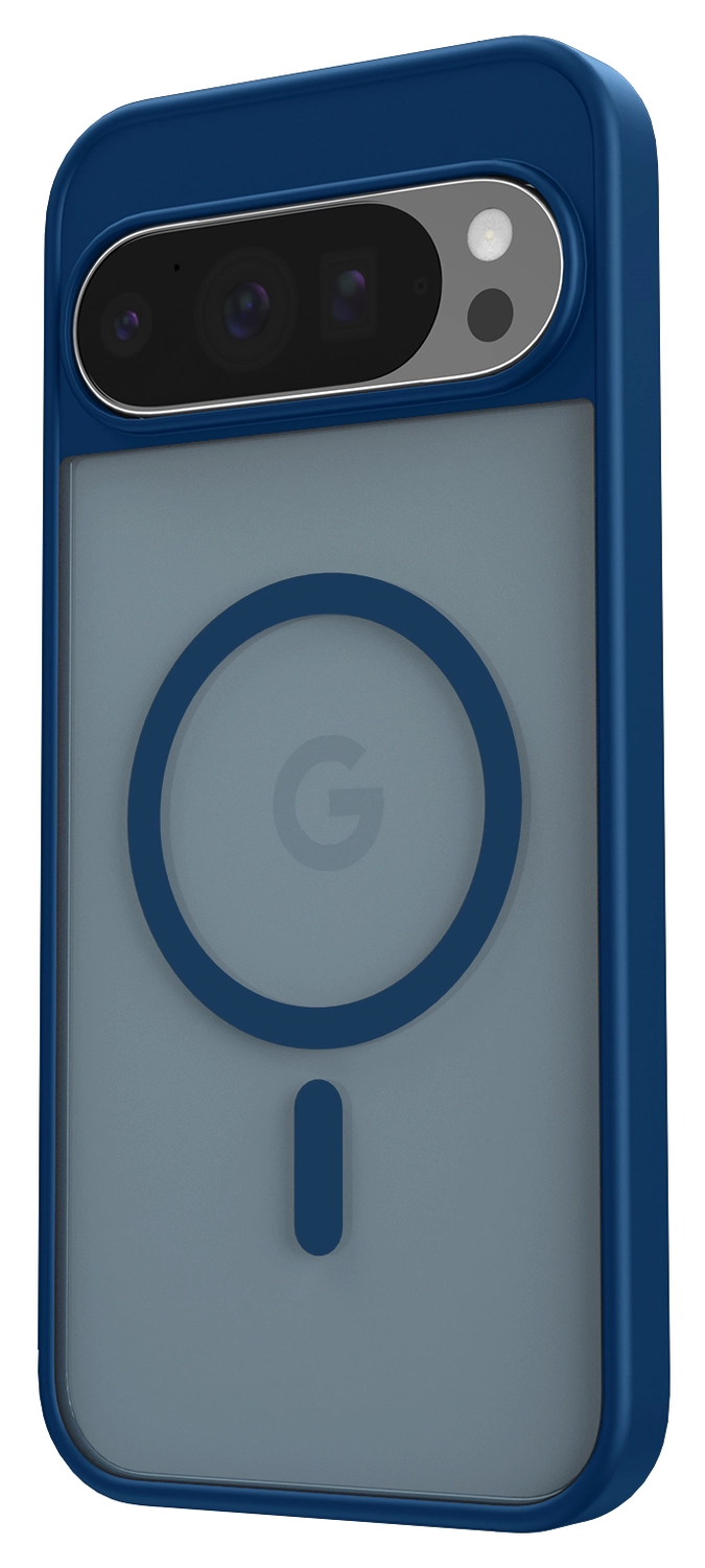 Google Pixel 10 Pro XL Hoesje met MagSafe Back Cover PixelSnap Matte Blauw afbeelding 9