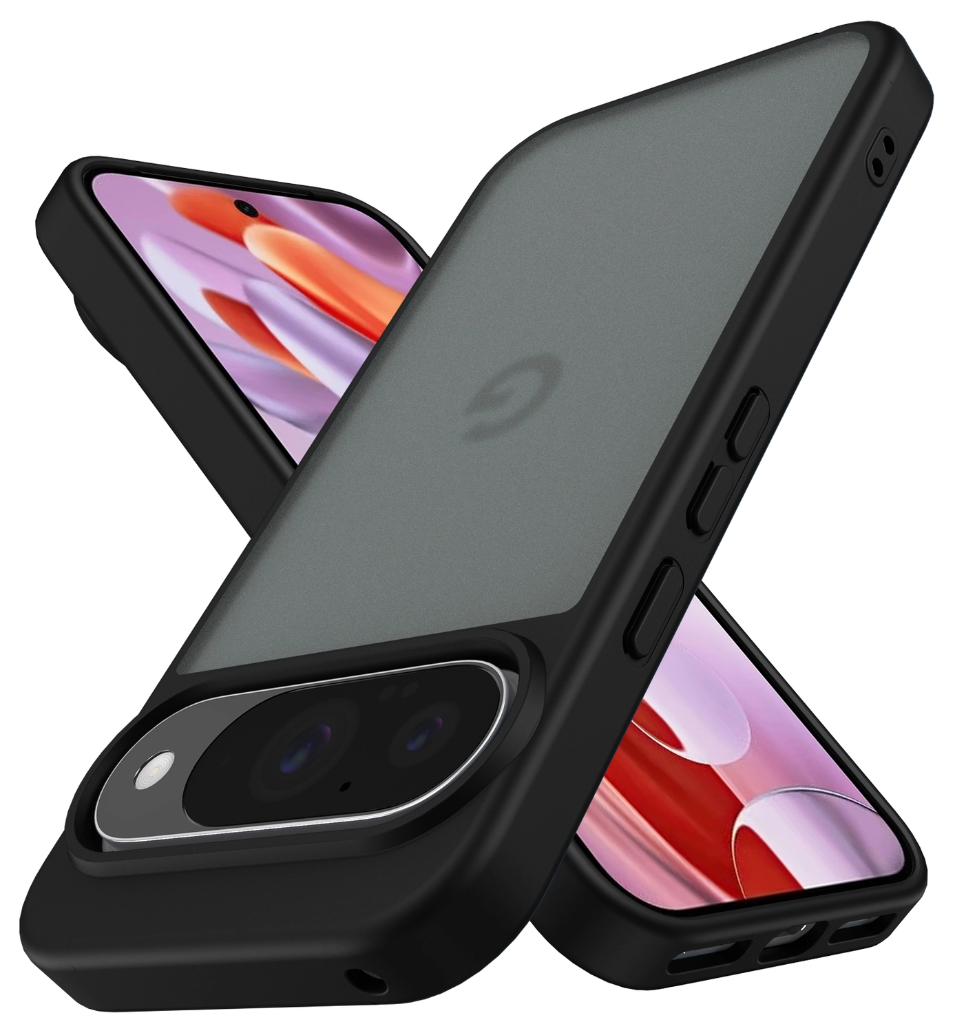 Google Pixel 10 / 10 Pro Hoesje Back Cover Matte Zwart afbeelding 3