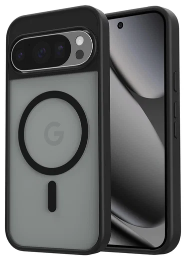 Google Pixel 10/10 Pro Hoesje MagSafe Back Cover PixelSnap Matte Zwart afbeelding 1