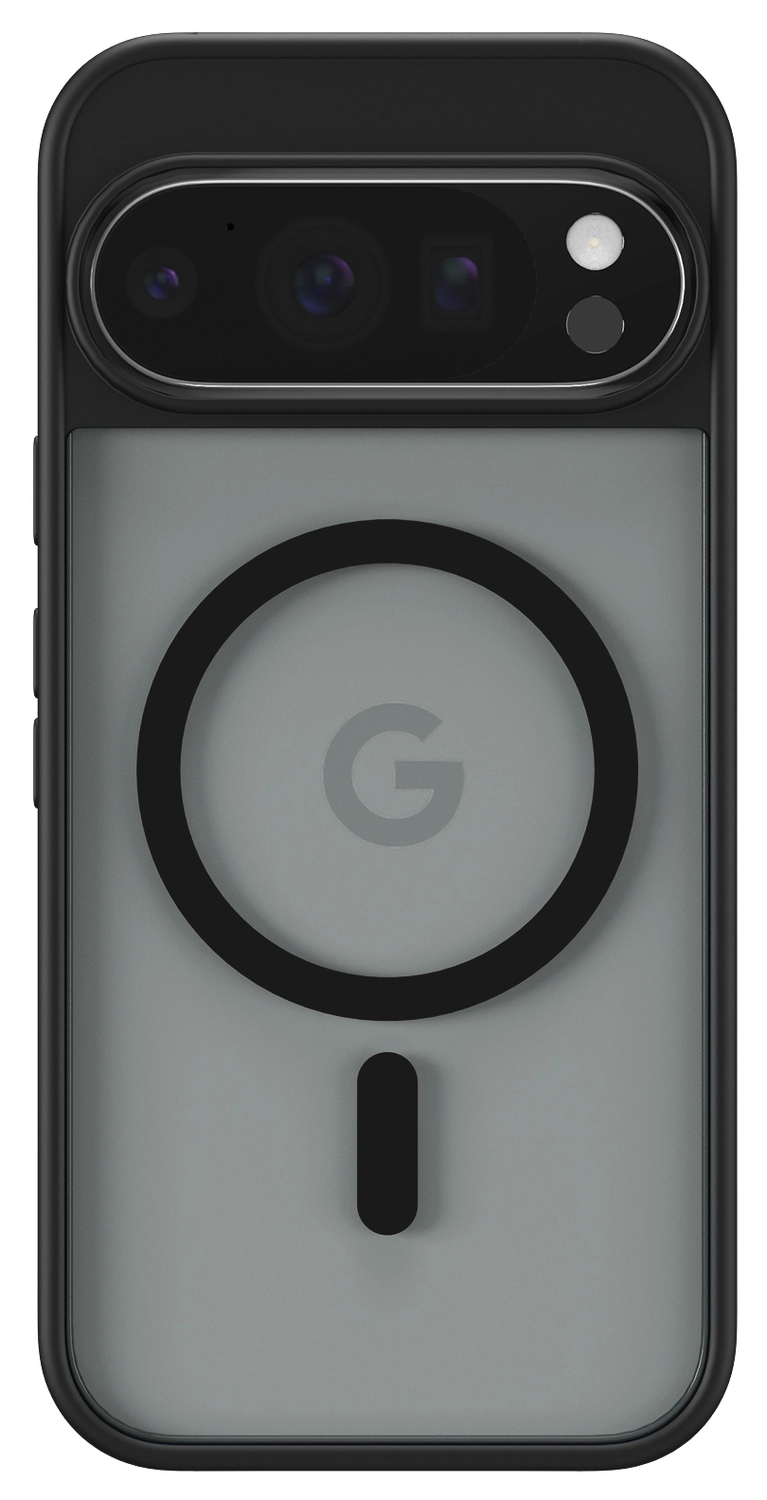 Google Pixel 10/10 Pro Hoesje MagSafe Back Cover PixelSnap Matte Zwart afbeelding 4