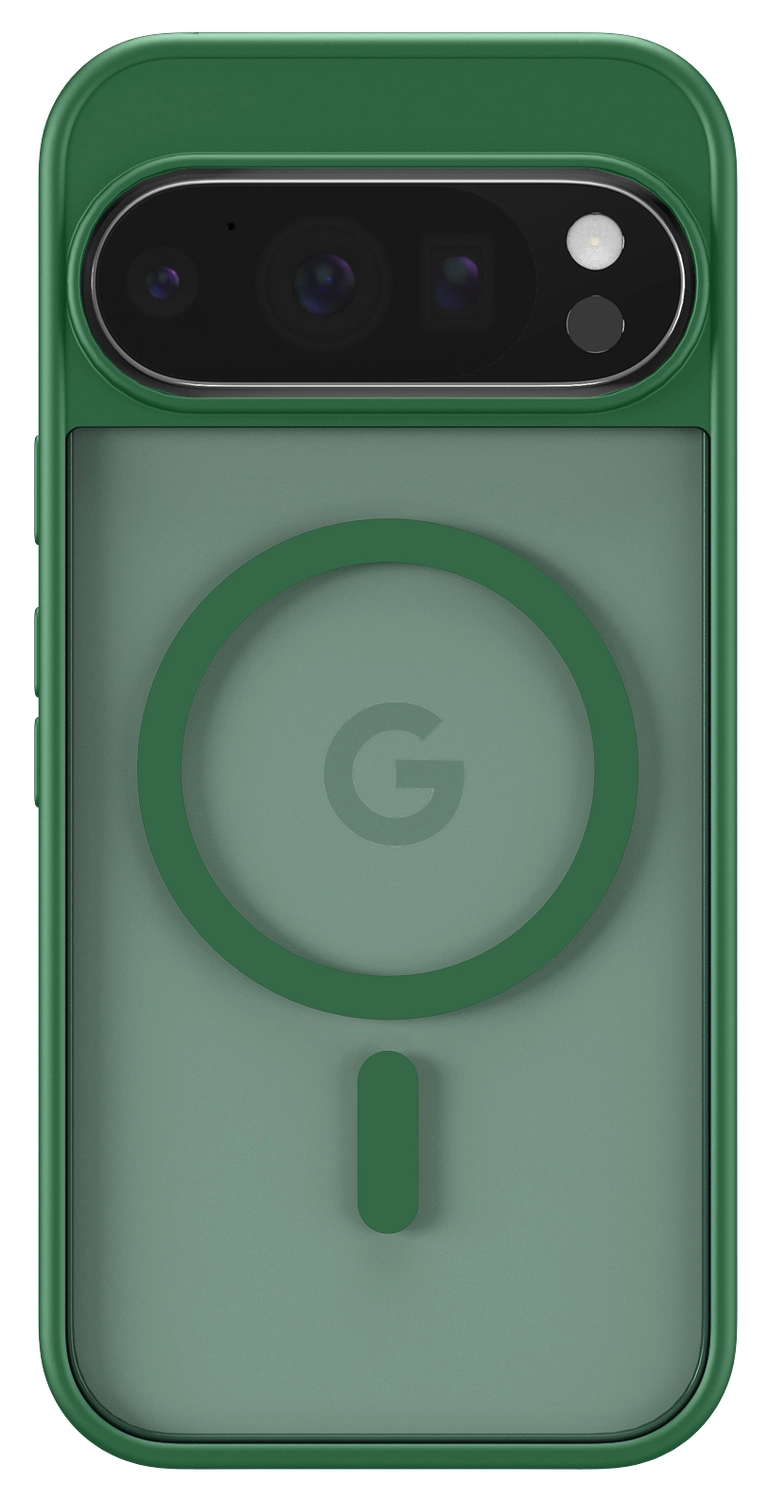 Google Pixel 10/10 Pro Hoesje MagSafe Back Cover PixelSnap Matte Groen afbeelding 4