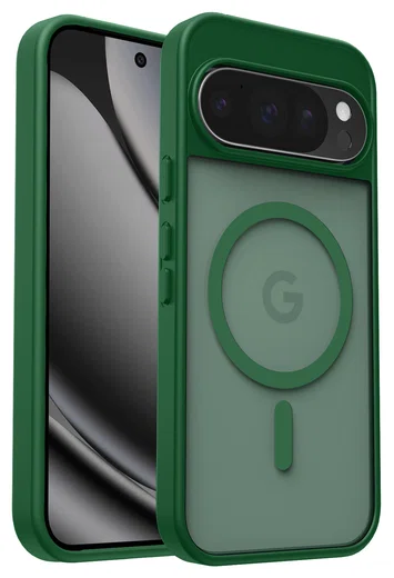 Google Pixel 10/10 Pro Hoesje MagSafe Back Cover PixelSnap Matte Groen afbeelding 9