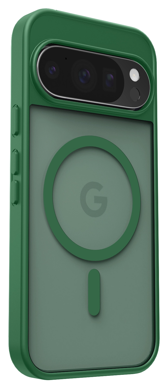 Google Pixel 10/10 Pro Hoesje MagSafe Back Cover PixelSnap Matte Groen afbeelding 10