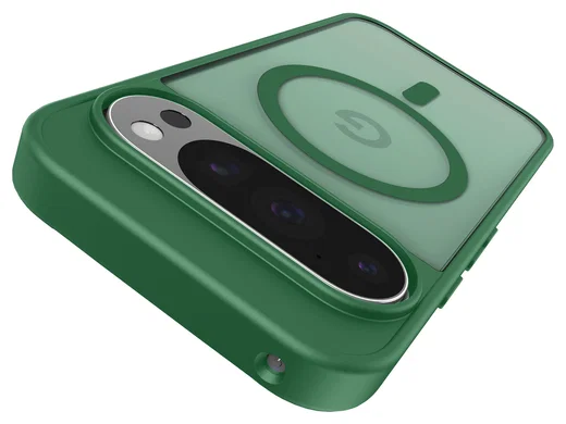 Google Pixel 10/10 Pro Hoesje MagSafe Back Cover PixelSnap Matte Groen afbeelding 12