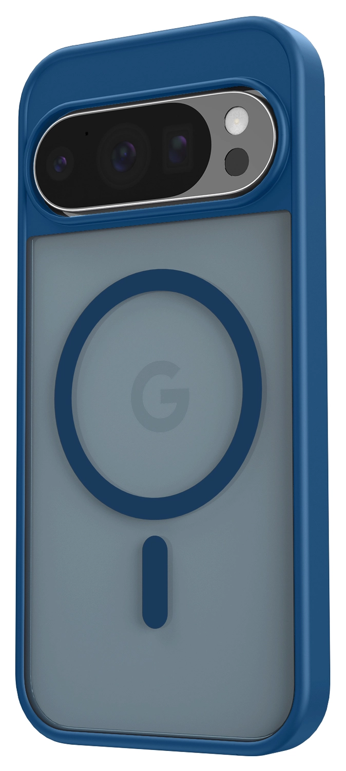 Google Pixel 10/10 Pro Hoesje MagSafe Back Cover PixelSnap Matte Blauw afbeelding 13