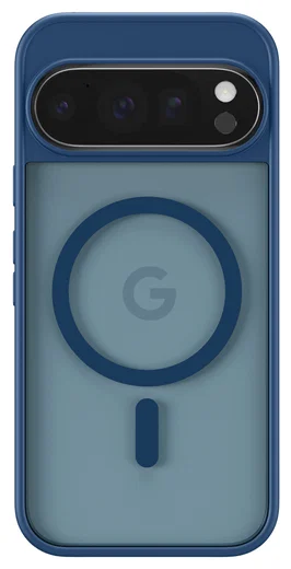Google Pixel 10/10 Pro Hoesje MagSafe Back Cover PixelSnap Matte Blauw afbeelding 4