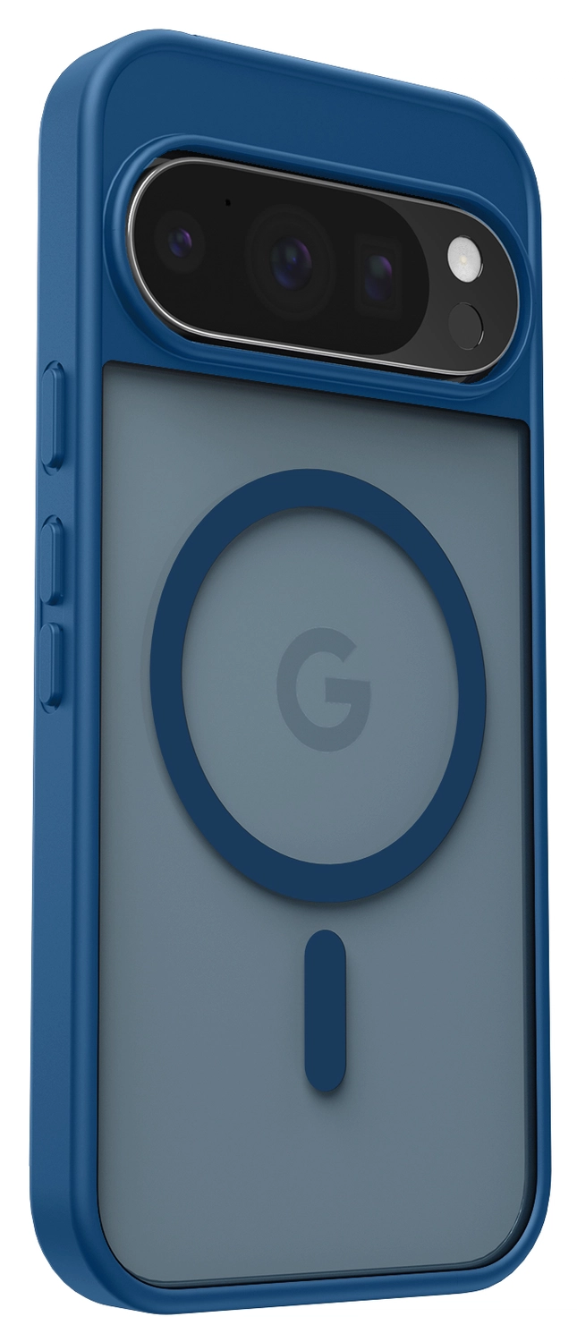 Google Pixel 10/10 Pro Hoesje MagSafe Back Cover PixelSnap Matte Blauw afbeelding 10