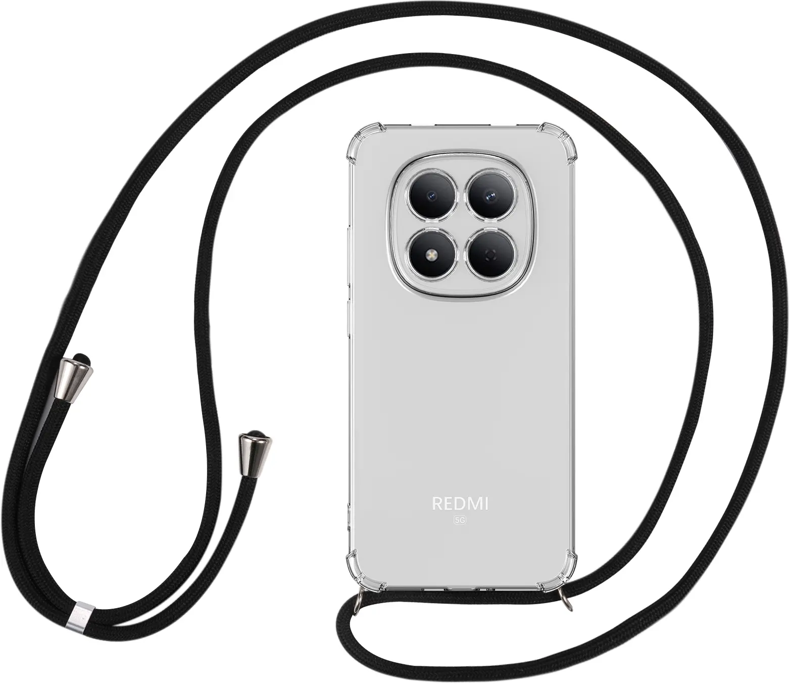 Xiaomi Redmi Note 15 Pro Hoesje met Koord Schokbestendig TPU Transparant afbeelding 7
