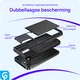 Samsung Galaxy S25 FE Hoesje met Slider Kaarthouder Back Cover Zwart afbeelding 10