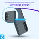 Samsung Galaxy S25 FE Hoesje met Slider Kaarthouder Back Cover Blauw afbeelding 2