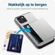 Samsung Galaxy S25 FE Hoesje met Slider Kaarthouder Back Cover Grijs afbeelding 6