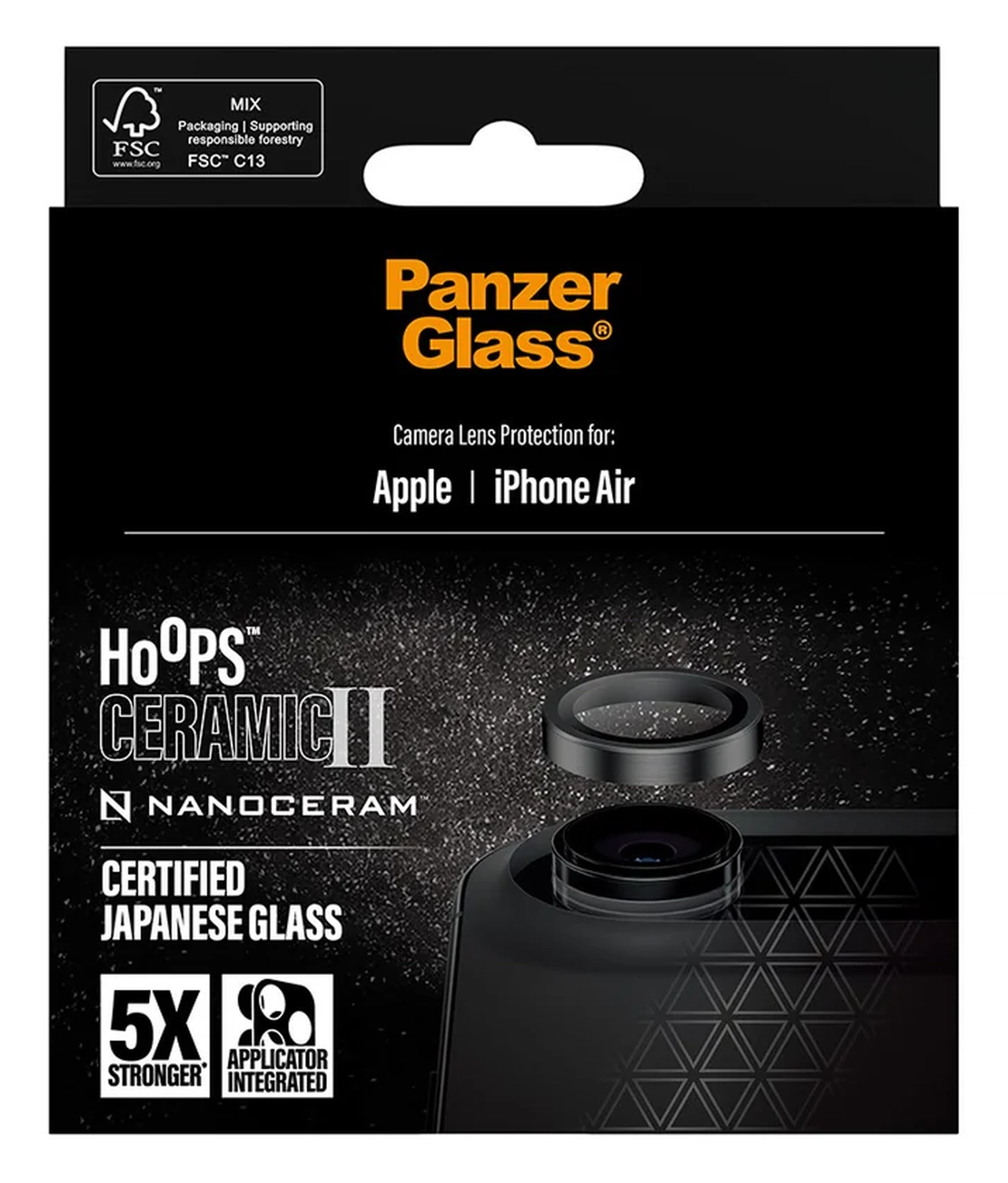 PanzerGlass Hoops Ceramic iPhone Air Camera Lens Protector Glas afbeelding 5