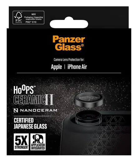 PanzerGlass Hoops Ceramic iPhone Air Camera Lens Protector Glas afbeelding 5