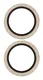 PanzerGlass Hoops Rings iPhone 17 Camera Lens Protector Glas Glitter Goud afbeelding 3