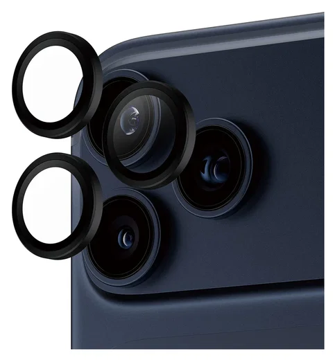 PanzerGlass Hoops Rings iPhone 17 Pro (Max) Camera Protector Glas Zwart afbeelding 2