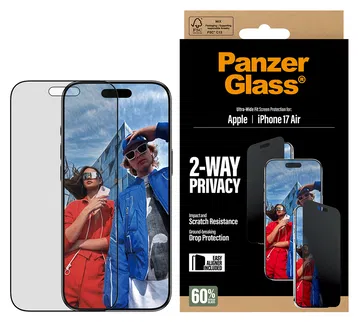 PanzerGlass Ultra-Wide iPhone Air Screen Protector Privacy Glass