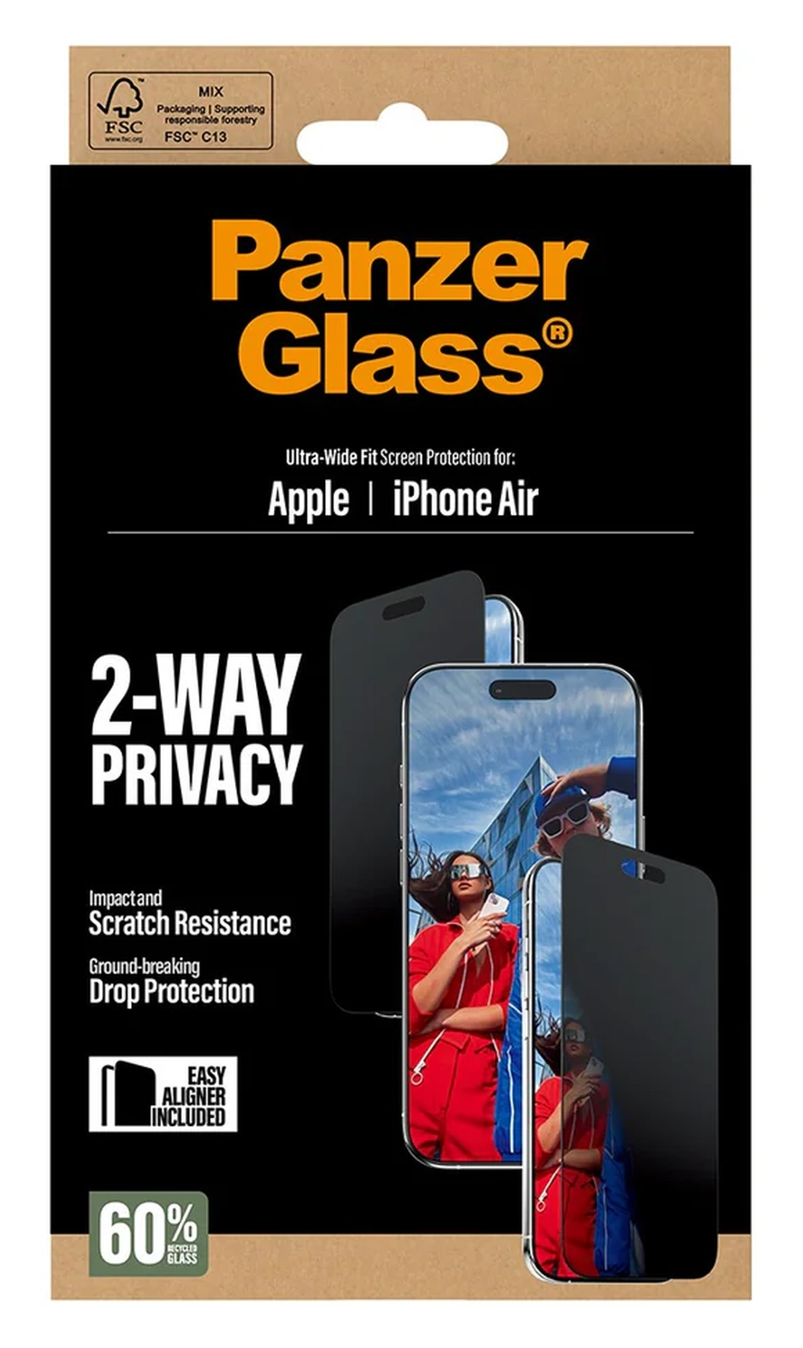 PanzerGlass Ultra-Wide iPhone Air Screen Protector Privacy Glass afbeelding 6