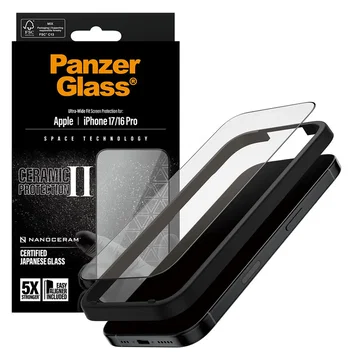 PanzerGlass Ceramic Ultra-Wide Fit iPhone 17 / 16 Pro Screen Protector