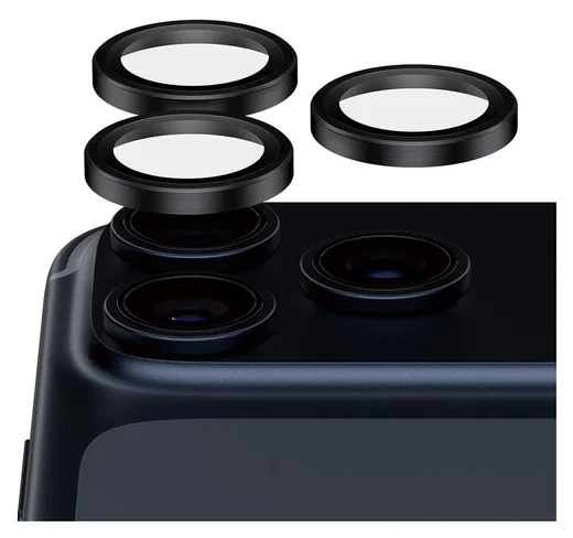 PanzerGlass Hoops Ceramic iPhone 17 Pro / 17 Pro Max Camera Lens Protector Glas afbeelding 2