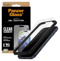 PanzerGlass Classic Fit iPhone 17 Pro Max Screen Protector Tempered Glass afbeelding