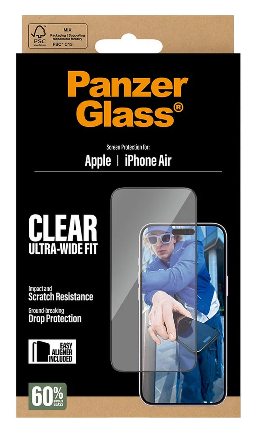 PanzerGlass Ultra-Wide iPhone Air Screen Protector Tempered Glass afbeelding 5