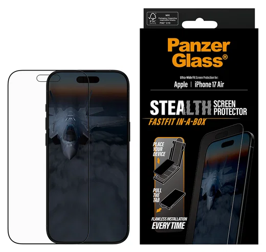 PanzerGlass Stealth iPhone Air Screen Protector Tempered Glass afbeelding 2