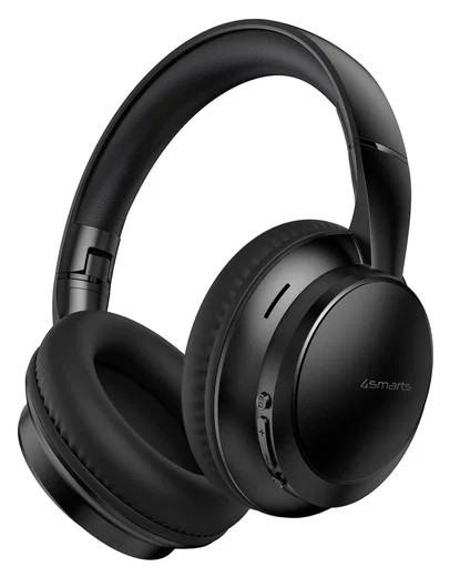4smarts SkyBuds Wave Over-Ear Draadloze Bluetooth Koptelefoon Zwart afbeelding 1