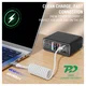 4smarts USB-C naar USB-C Krulsnoer Kabel 240W Power Delivery 50CM Wit afbeelding 4
