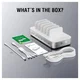 4Smarts Team 100W Laadstation 5x USB-C 1x USB-A Oplader Zilver afbeelding 8