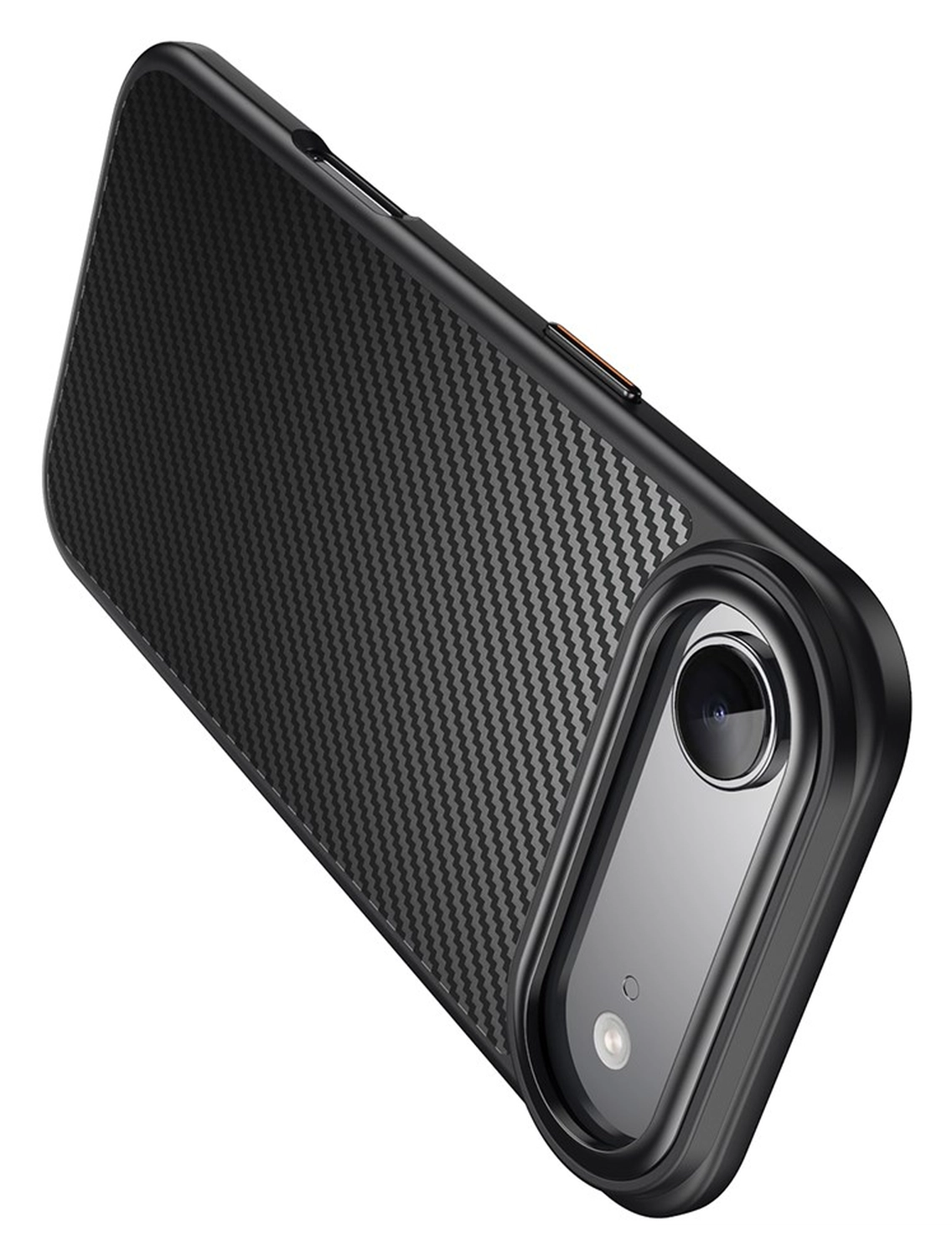 Apple iPhone Air Hoesje MagSafe Back Cover Carbon Fiber Zwart afbeelding 9