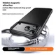 Apple iPhone 17 Pro Max Hoesje MagSafe Back Cover Carbon Fiber Zwart afbeelding 6