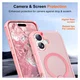 Apple iPhone 17 Hoesje MagSafe Back Cover met Kickstand Roze afbeelding 5