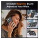 Apple iPhone 17 Hoesje MagSafe Back Cover met Kickstand Zwart afbeelding 6