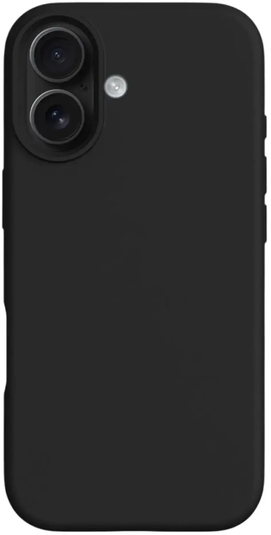Apple iPhone 17 Hoesje MagSafe Siliconen Back Cover Dun Zwart afbeelding 1