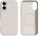 Apple iPhone 17 Hoesje MagSafe Siliconen Back Cover Dun Beige afbeelding 7