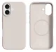 Apple iPhone 17 Hoesje MagSafe Siliconen Back Cover Dun Beige afbeelding 1