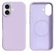 Apple iPhone 17 Hoesje MagSafe Siliconen Back Cover Dun Paars