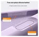 Apple iPhone 17 Hoesje MagSafe Siliconen Back Cover Dun Paars afbeelding 4
