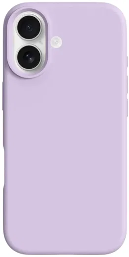 Apple iPhone 17 Hoesje MagSafe Siliconen Back Cover Dun Paars afbeelding 1