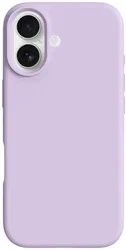 Apple iPhone 17 Hoesje MagSafe Siliconen Back Cover Dun Paars afbeelding