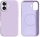 Apple iPhone 17 Hoesje MagSafe Siliconen Back Cover Dun Paars afbeelding 7
