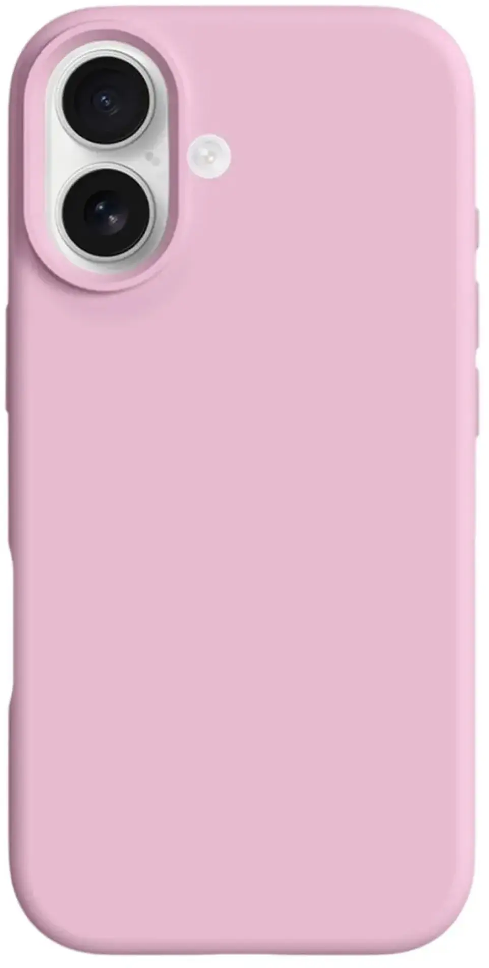 Apple iPhone 17 Hoesje MagSafe Siliconen Back Cover Dun Roze afbeelding 1